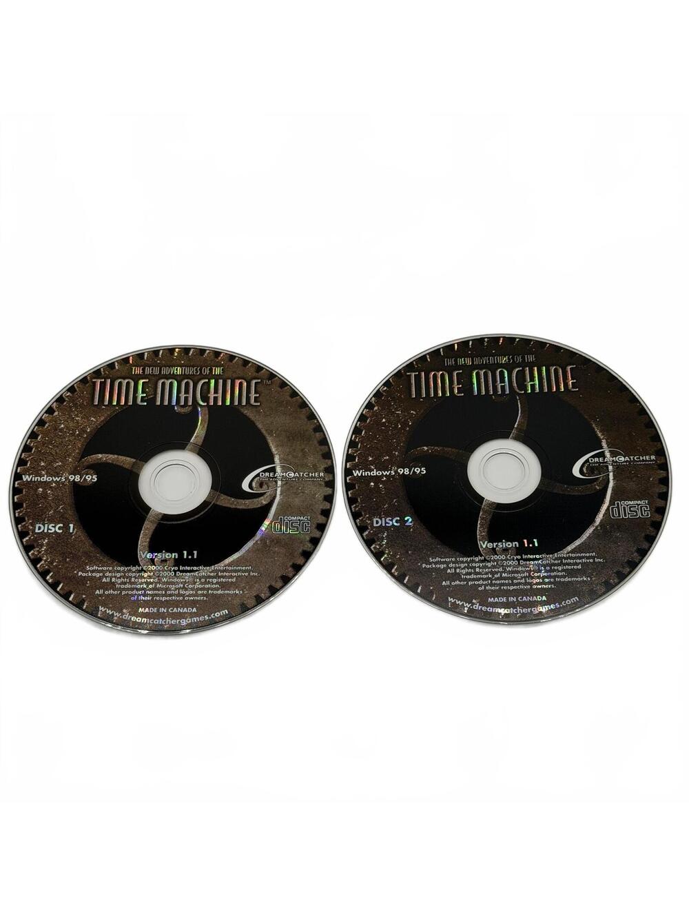 The New Adventures of the Time Machine (2000) - PC CD-ROM Video Game Disc Only